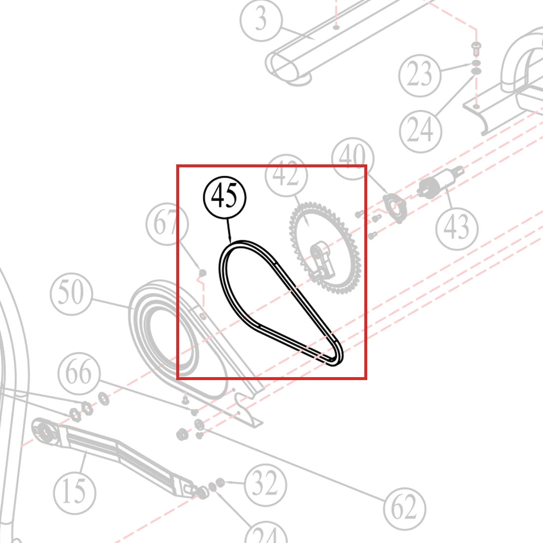 Xebex AB-1 and ABMG-3 Air Bike Parts