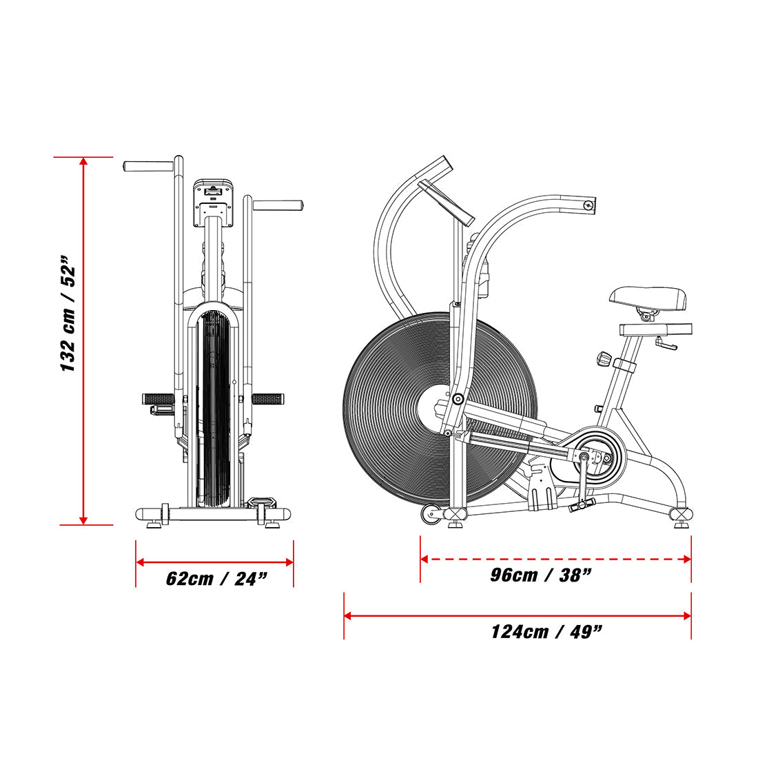 Xebex Air Bike Smart Connect