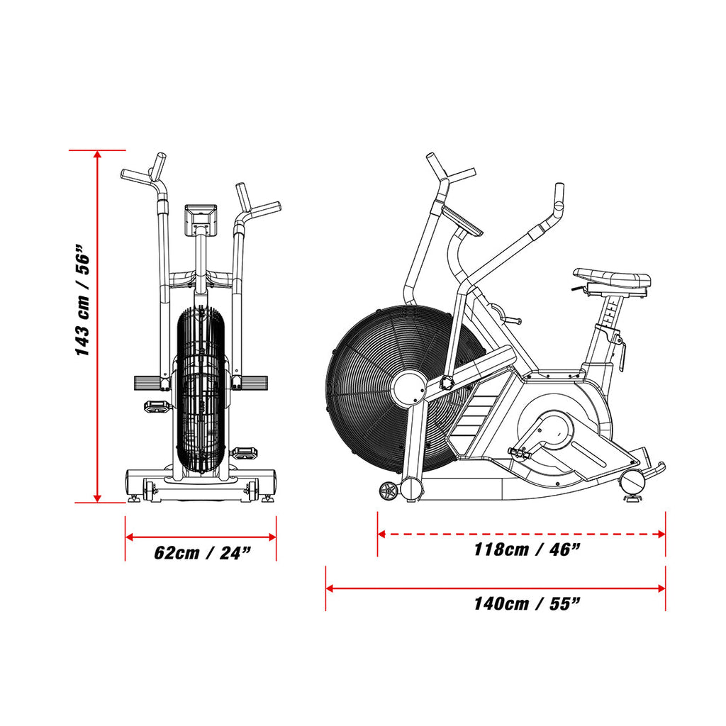 Xebex AirPlus Expert Bike 3.0 Smart Connect