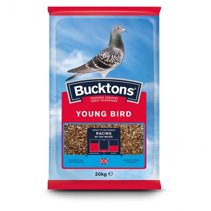Bucktons Young Bird Feed 20kg – No Maize, High Protein