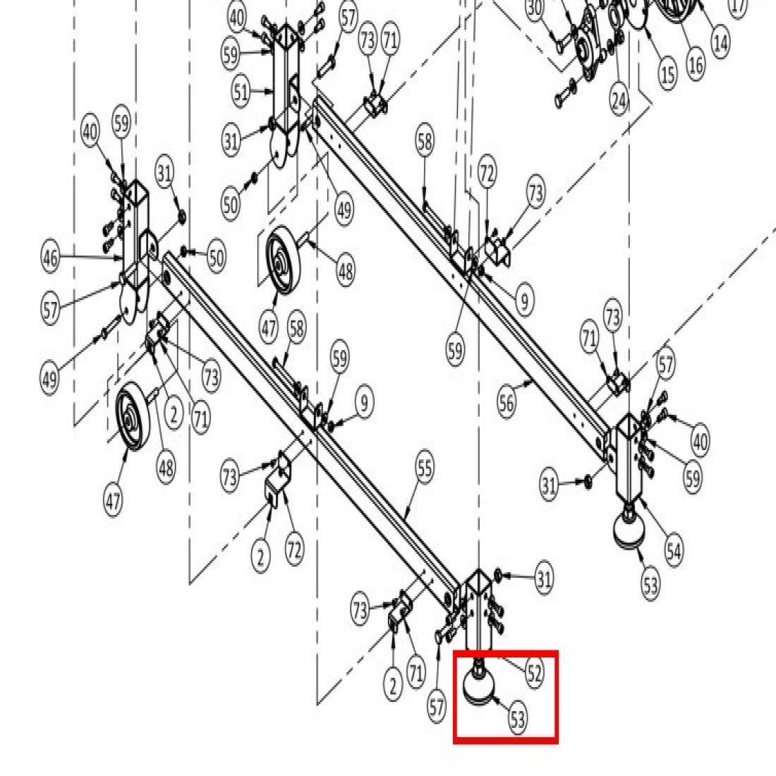 ACTAR-PT-53: Leveling foot