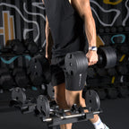 2x32kg Adjustable Dumbbell Set + Stand