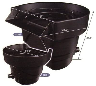 Aquascape PRO Signature Series Biofalls 6000 Waterfall Filter with 3" Bulkhead - Shipping Extra