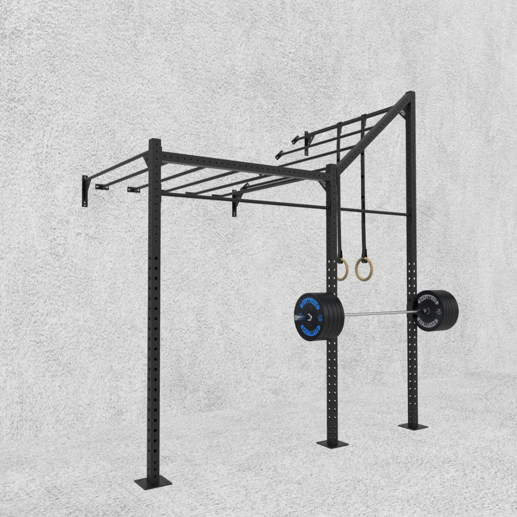10' Wall Mount Builder® Rig: Advanced 2 w/ 2' Monkey Bar Spacing