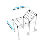10' Freestanding Builder® Rig: Advanced 2 w/ 2' Monkey Bar Spacing