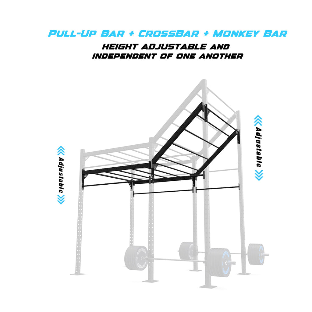 10' Freestanding Builder® Rig: Advanced 2 w/ 2' Monkey Bar Spacing