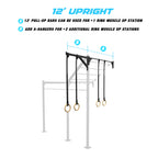 10' Wall Mount Builder® Rig: Advanced 2 w/ 2' Monkey Bar Spacing