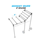 10' Wall Mount Builder® Rig: Advanced 2 w/ 2' Monkey Bar Spacing