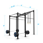 10' Freestanding Builder® Rig: Advanced 1 w/ 2' Monkey Bar Spacing
