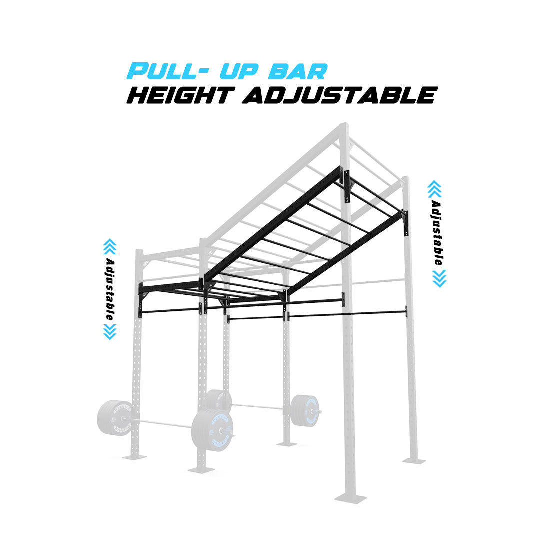 10' Freestanding Builder® Rig: Advanced 1 w/ 2' Monkey Bar Spacing