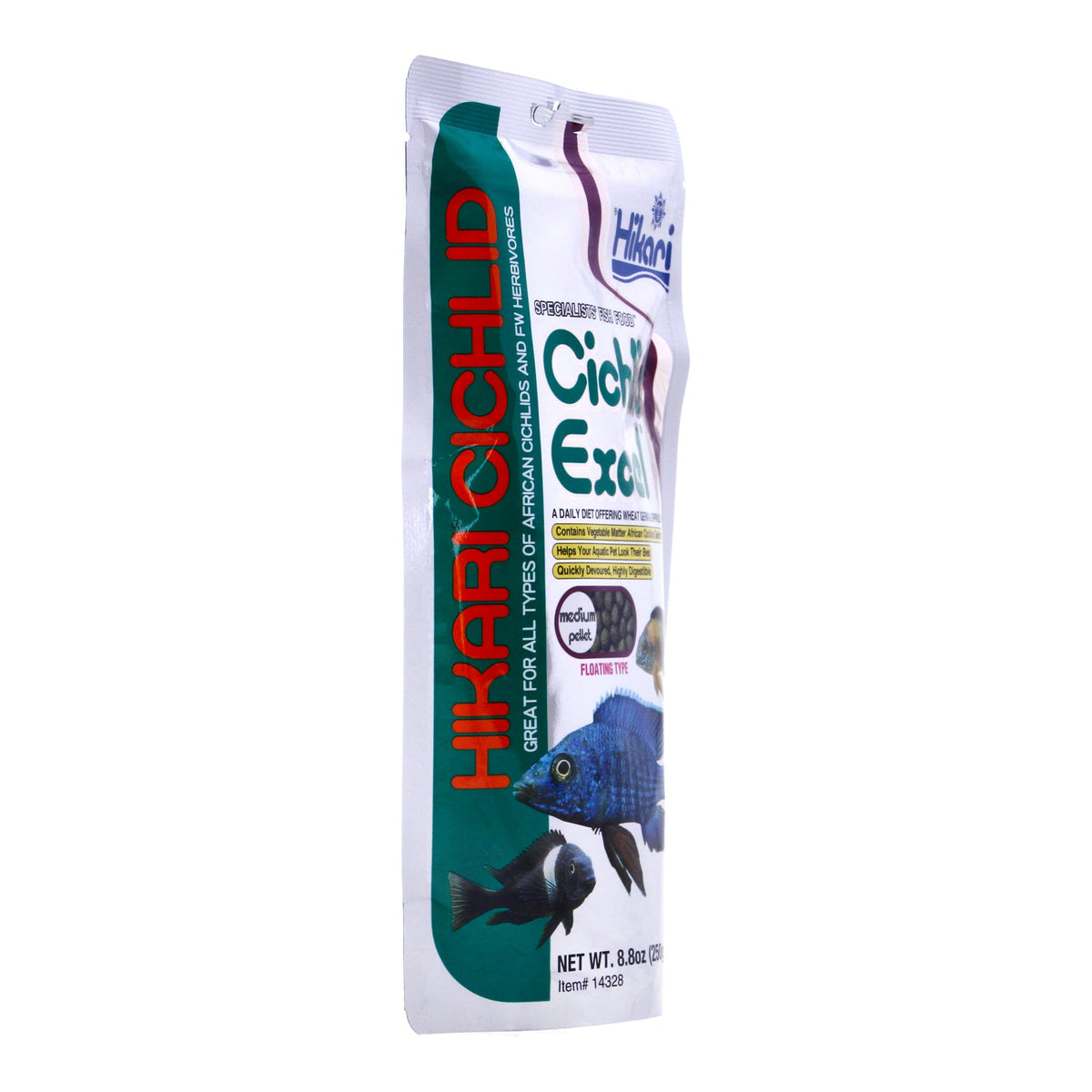 Hikari Cichlid Excel Medium Pellets 8.8oz