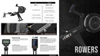 Xebex AirPlus Rower 4.0 Smart Connect