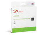 Scientific Anglers AirCel Fly Line packaging with white and green design, featuring a welded loop for fly fishing, designed for all-purpose floating performance.