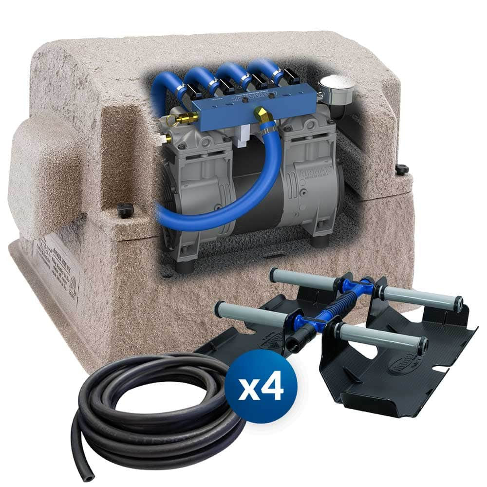Airmax PS40 Aeration System - 115V - 4 Diffusers with 400 Ft EasySet Airline