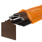 Alukap-XR 60mm Aluminium Bar with 55mm Rafter Gasket and End Cap - All Lengths