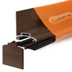 Alukap-XR 60mm Aluminium Wall Bar with 55mm Slot Fit Rafter Gasket and End Cap