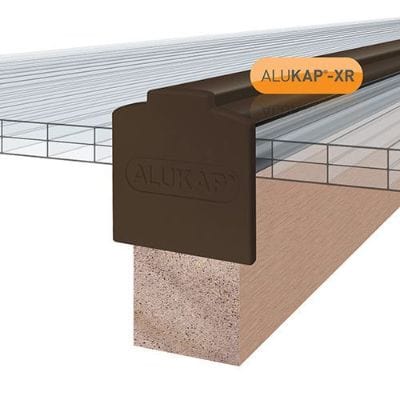 Alukap-XR 45mm Aluminium Bar with End Caps - All Lengths