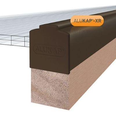 Alukap-XR 60mm Aluminium Gable Bar with End Caps