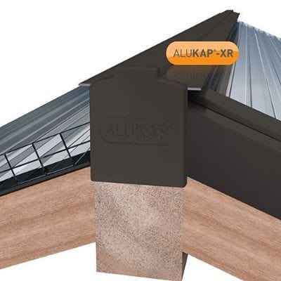Alukap-XR Aluminium Hip Bar With End Cap - All Lengths