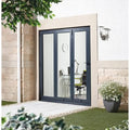 ALuvu Anthracite Grey Folding Sliding External Door - 2095mm x 3595mm