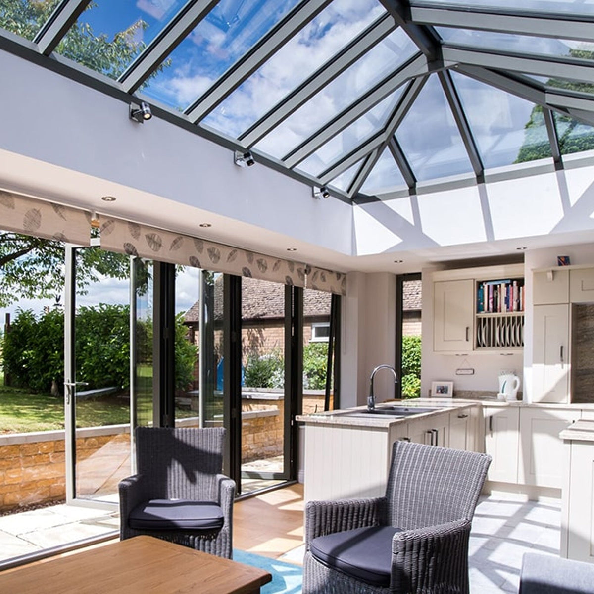 Ambi-Ultra Grey/Clear Double-Glazed Toughened Glass Unit (2.7u)