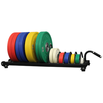 American Barbell Horizontal Bumper Plate Storage