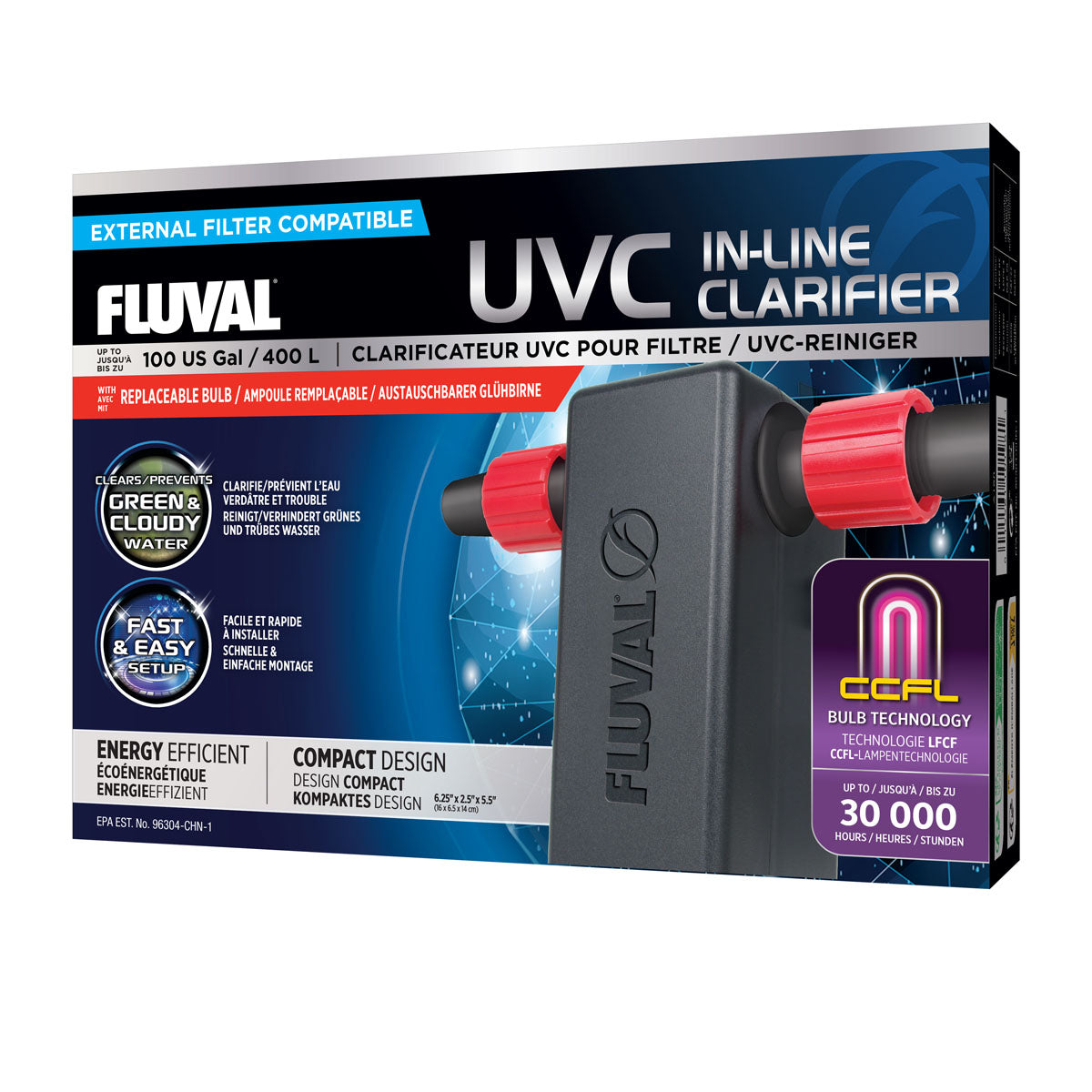 Fluval 3w In-Line UVC Clarifier 2024