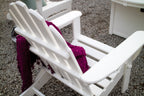 Classic Folding Adirondack 6-Piece Conversation Set with Fire Pit Table
