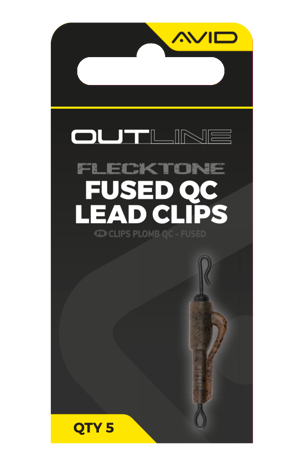 Avid Carp Outline Flecktone Fused QC Lead Clips