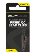 Avid Carp Outline Flecktone Fused QC Lead Clips