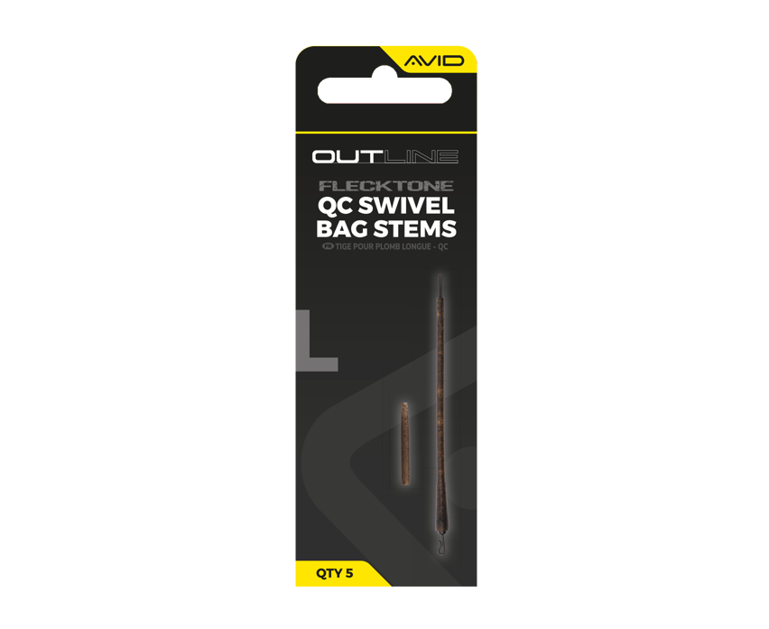 Avid Carp Outline Flecktone Bag Stems - QC