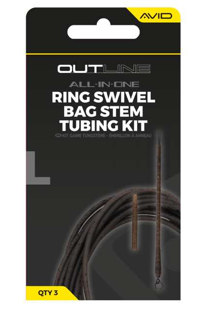 Avid Carp Outline All-In-One Ring Swivel Bag Stem Tubing Kit