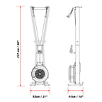 Xebex Fitness AirPlus Ski Trainer Smart Connect
