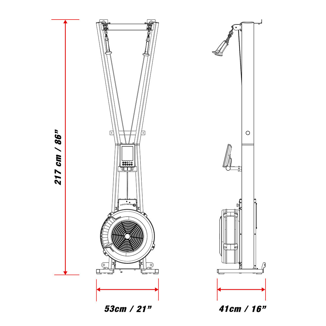 Xebex Fitness AirPlus Ski Trainer Smart Connect
