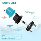 Aqua Dream 660 GPH Bottom Suction Water Pump - 60W Energy Efficient, Low-Suction