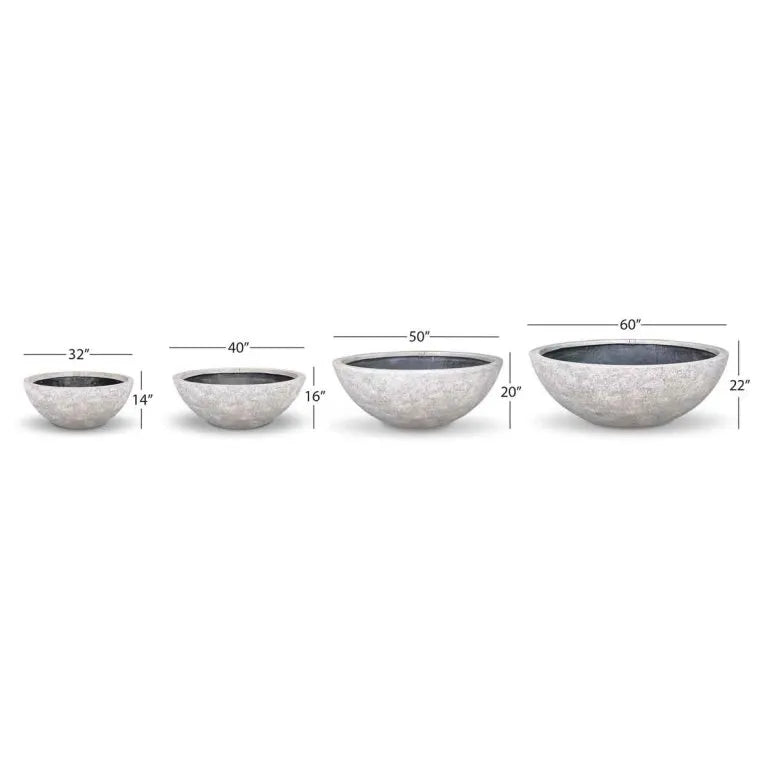 Aquascape Fountain Bowl - Lunar Gray - 60" Dia (152 Cm) - Shipping Extra
