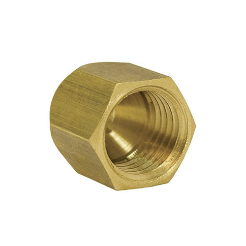 Aquascape 3/8" Brass Flare Cap Fitting