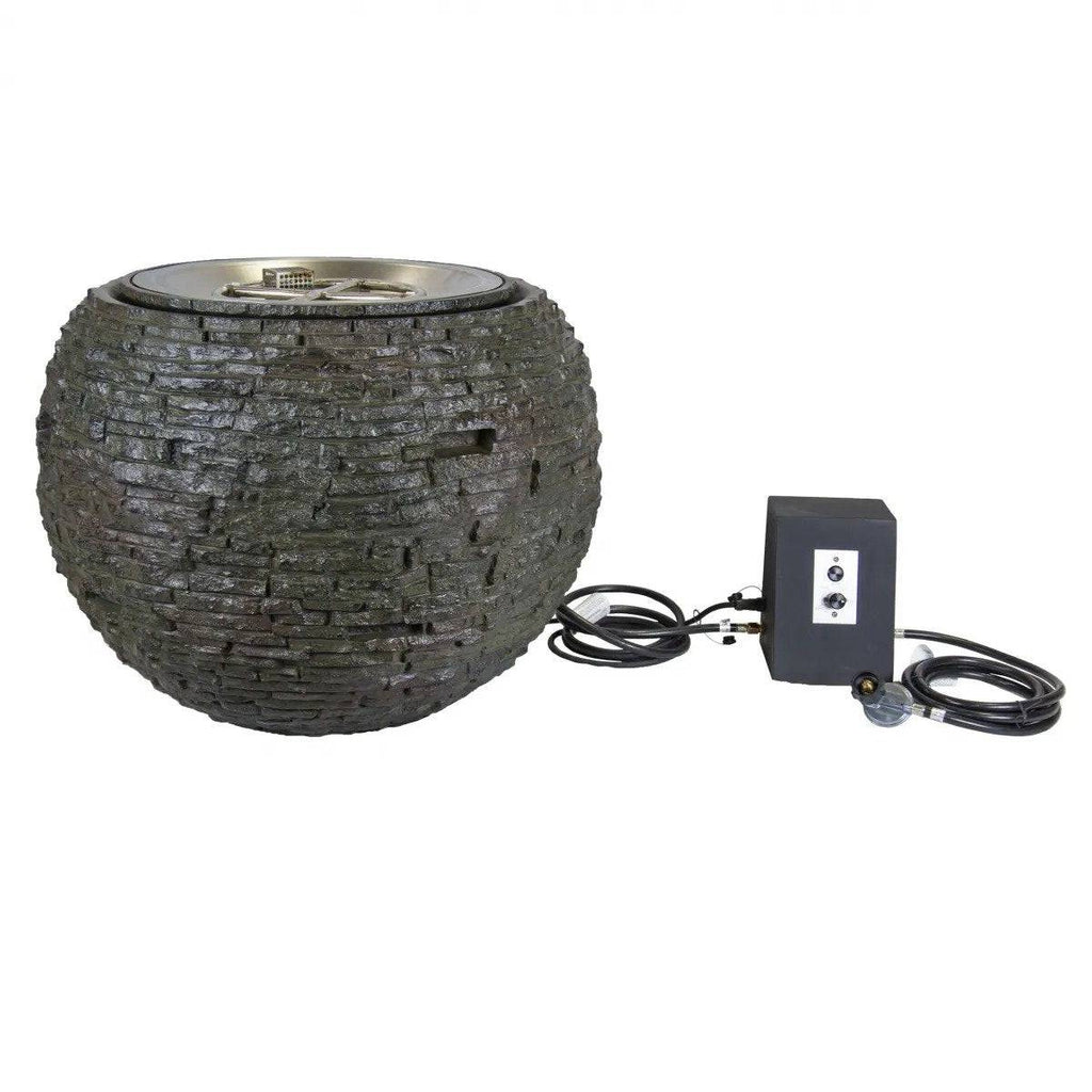 Aquascape Fire And Water Stacked Slate Sphere - Medium