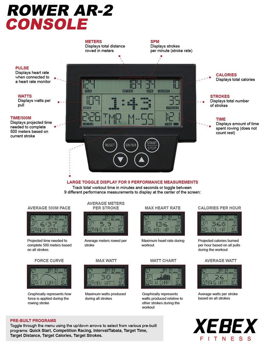 Xebex Air Rower 2.0