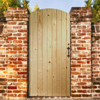 Ledged & Braced Arched Top External Pine Gate