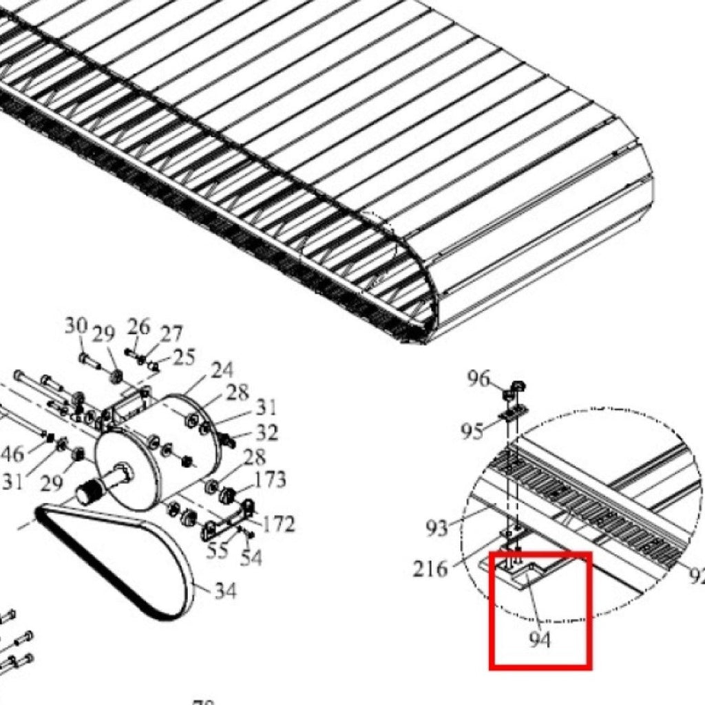 Xebex FreeRun Motorized Treadmill Parts