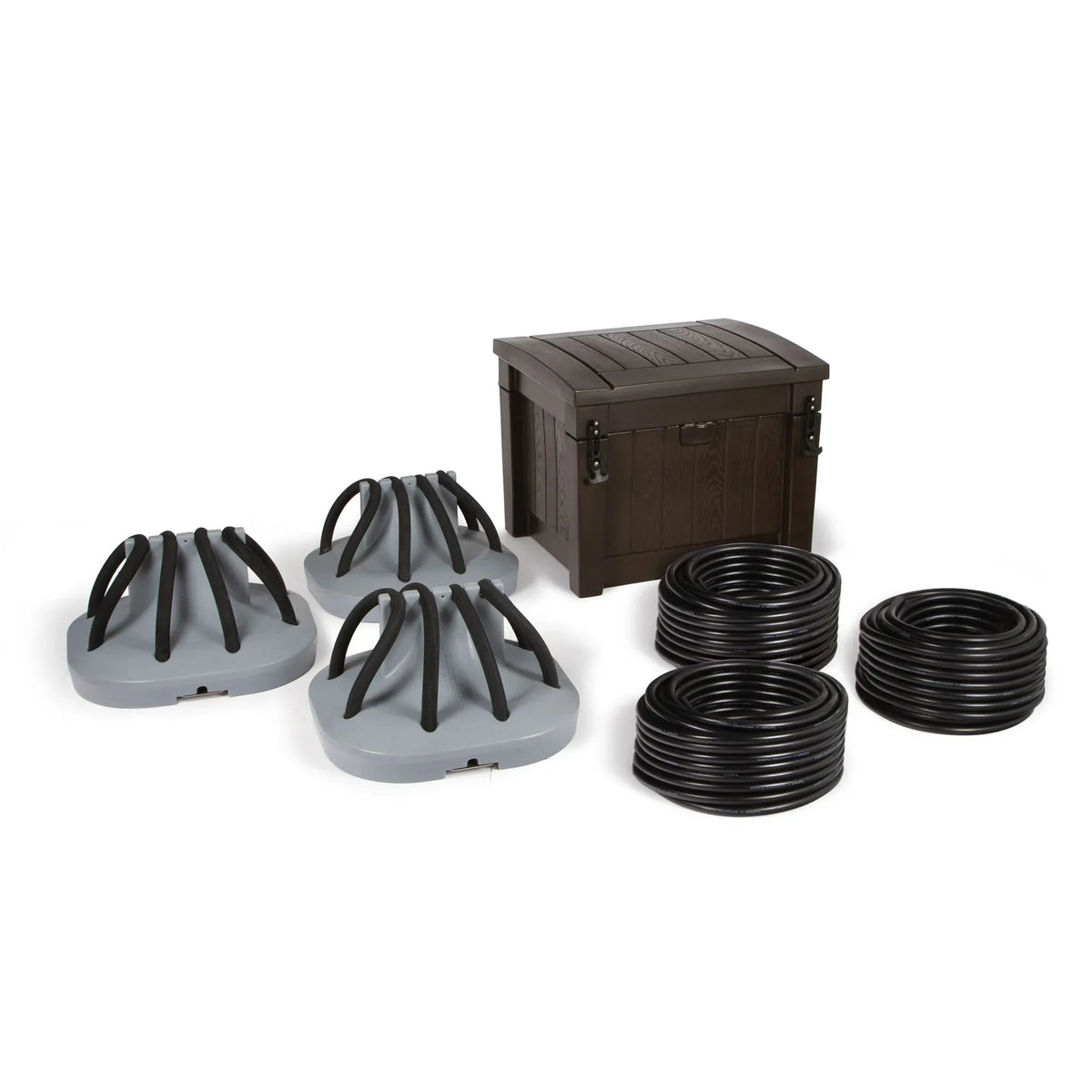 Atlantic Water Gardens Complete Aeration System With Three Diffusers W/gast Compressor