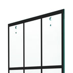Slider Door Panels - Left Hand French Silk Screen Sliding Glass Shower Door Panel