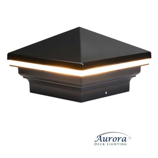 Aurora Iris LED Post Cap Light