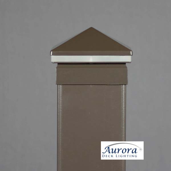 Aurora Iris LED Post Cap Light