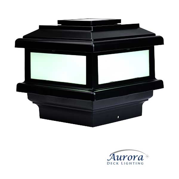 Aurora MaciMae Solar Post Cap Light