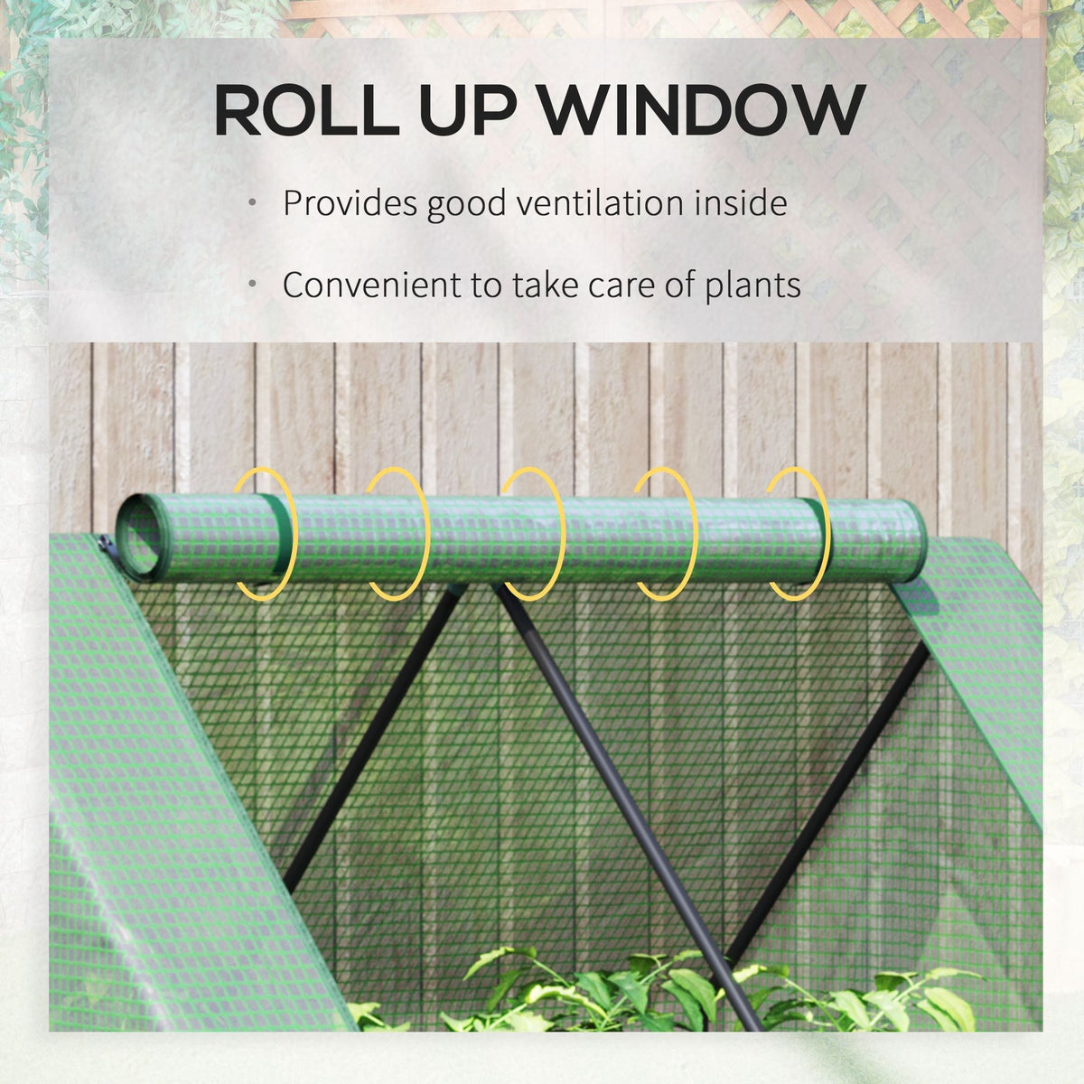 4' x 3' Galvanized Raised Garden Bed with Mini Greenhouse Cover, Outdoor Planter Box, Green
