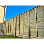 Level Top Tongue and Groove Effect Fence Panel Horizontal Panels - All Sizes