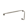 FHC 8" x 18" Baroque Pull/ Towel Bar Combo [1/4" to 1/2" Glass]