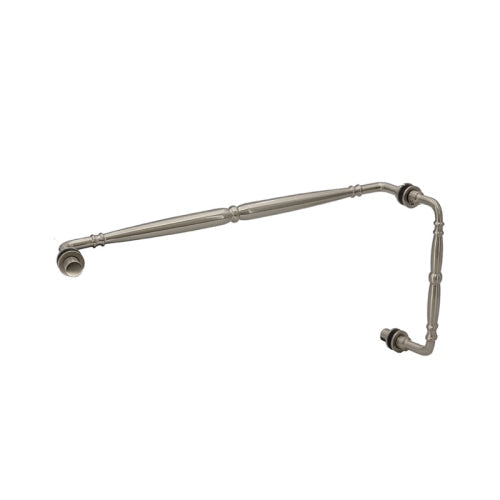 FHC 8" x 18" Baroque Pull/ Towel Bar Combo [1/4" to 1/2" Glass]